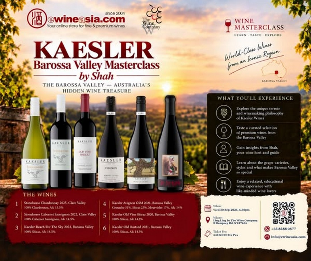 Kaesler-Wines-Wine-Tasting-Promotion-at-Ling-Ling-by-The-Wine-Company 30 September 2026: Kaesler Wines: Wine Tasting Promotion at Ling Ling by The Wine Company, Singapore