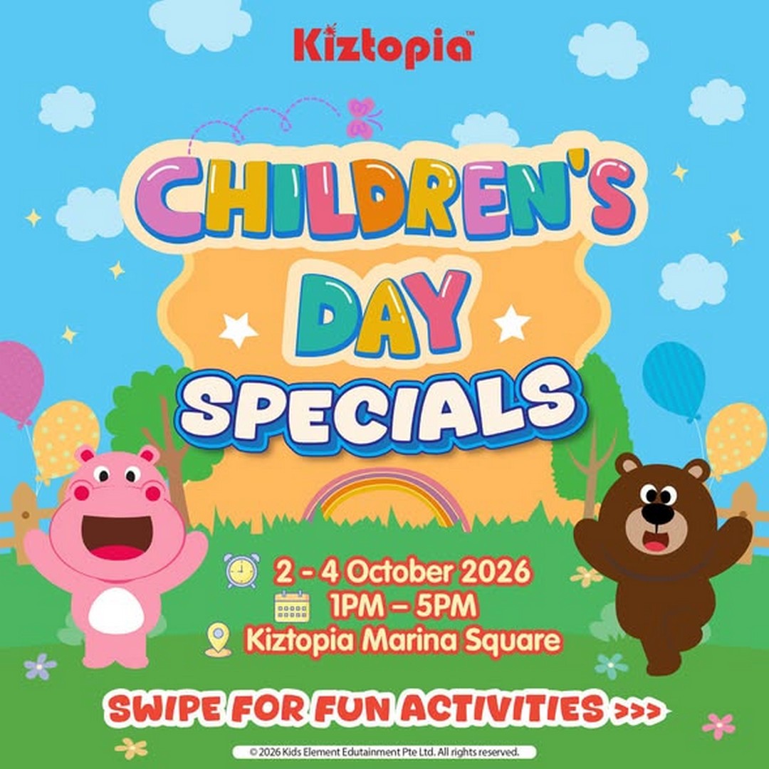 Kiztopia-Marina-Square-Celebrate-Childrens-Day 2-4 October 2026: Kiztopia Marina Square: Celebrate Children's Day with Special Family Play Activities and Panel Sessions
