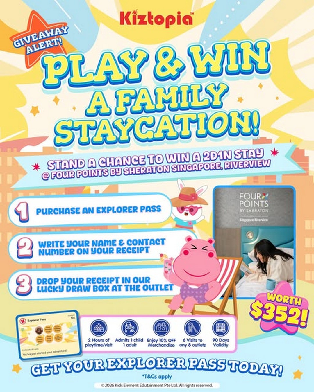 Kiztopia-Singapore-Explorer-Pass-Promotion-–-Play-More-Stand Now Till 28 September 2026: Kiztopia Singapore Explorer Pass Promotion – Play More & Stand a Chance to Win a 2D1N Family Staycation Worth $352