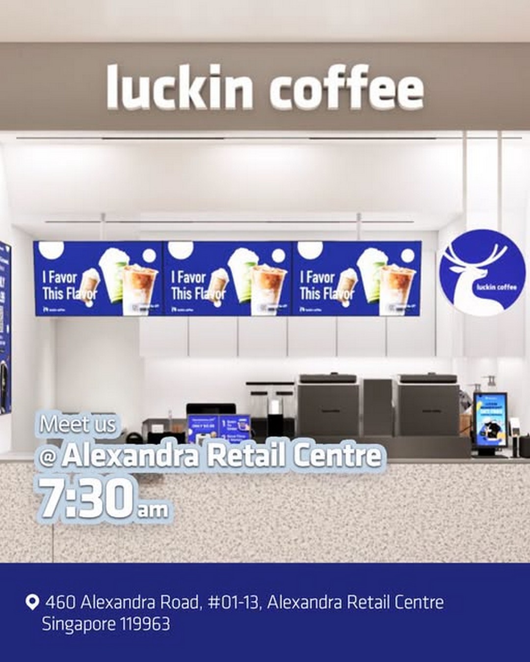 Luckin-Coffee-Singapore-Grand-Opening-Promotion-with-1-for-1 22 September-5 October 2026: Luckin Coffee Singapore: Grand Opening Promotion with 1-for-1 Drinks at Alexandra Retail Centre, 460 Alexandra Road