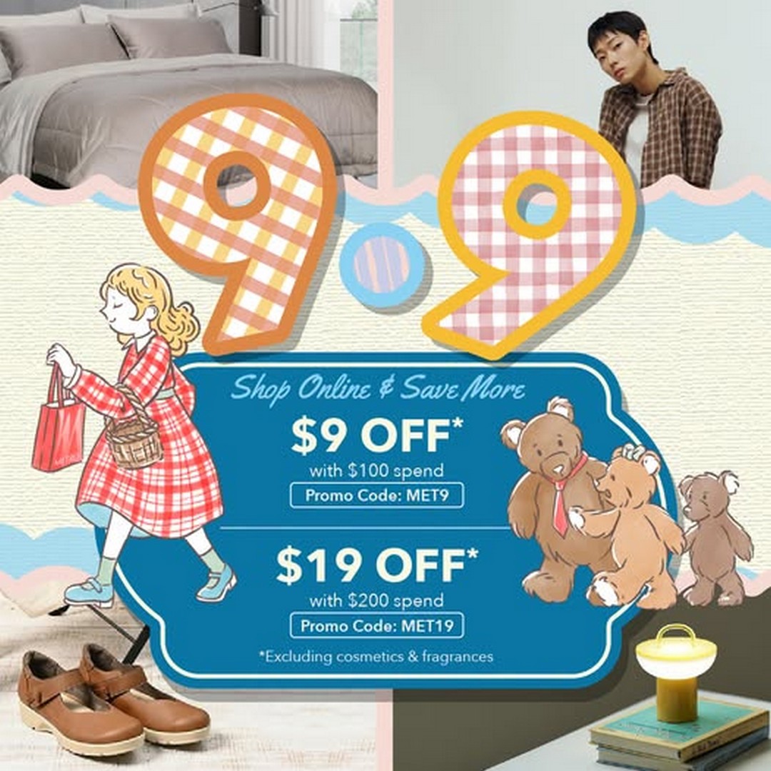 METRO-Singapore-9.9-Sale-Promotion-for-Home 9 September 2026 Onwards: METRO Singapore: 9.9 Sale Promotion for Home, Bedroom and Lifestyle Finds
