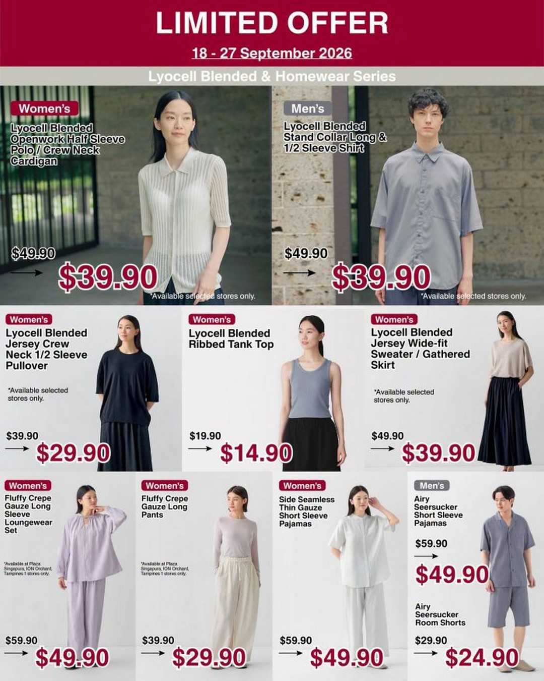MUJI-Limited-Time-Promotion-on-Clothing-Skincare-Homeware-2 18-27 September 2026: MUJI: Limited-Time Promotion on Clothing, Skincare, Homeware and Everyday Essentials at Selected Stores
