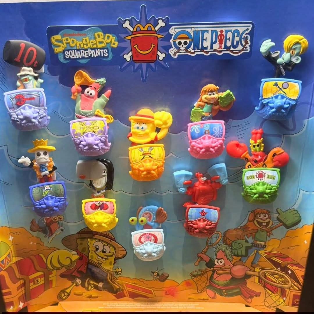 McDonalds-Singapore-SpongeBob-SquarePants-x-One-Piece-Happy-Meal-Toys-Promotion-1 11 September 2026 onwards: McDonald’s Singapore: SpongeBob SquarePants x One Piece Happy Meal Toys Promotion, Limited-Edition Crossover Collectibles