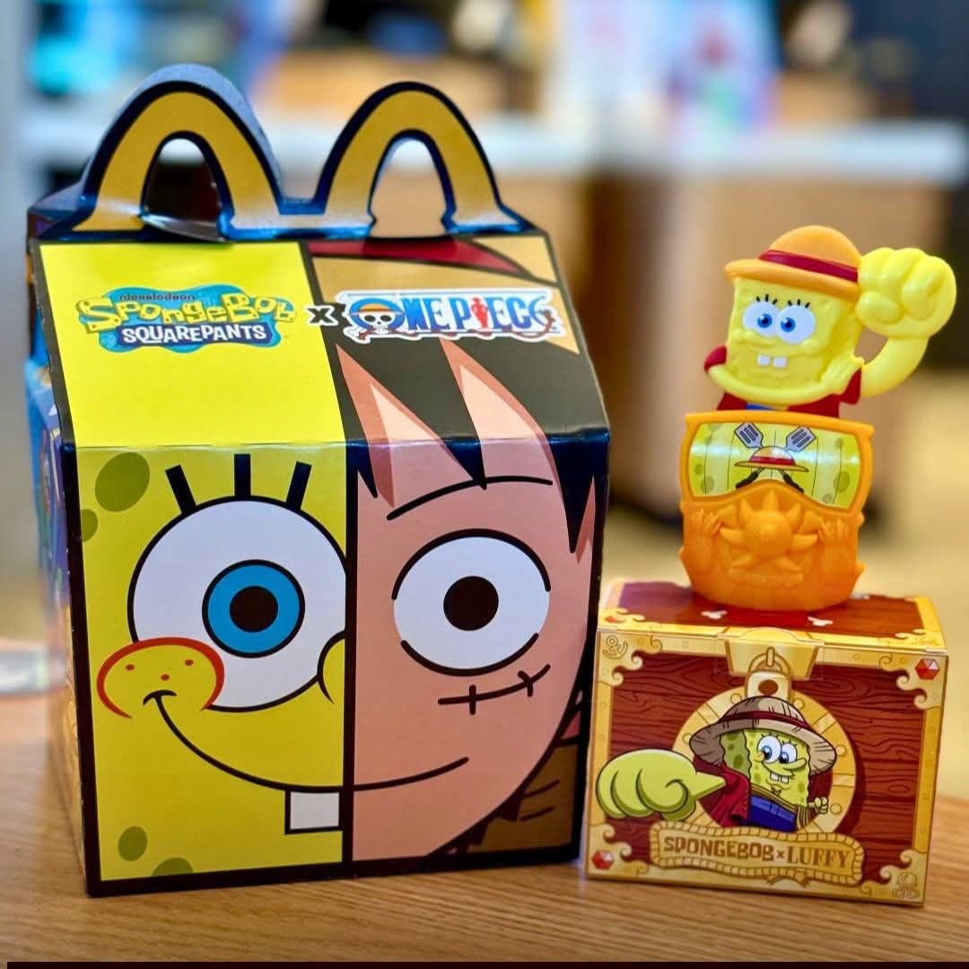 McDonalds-Singapore-SpongeBob-SquarePants-x-One-Piece-Happy-Meal-Toys-Promotion-2 11 September 2026 onwards: McDonald’s Singapore: SpongeBob SquarePants x One Piece Happy Meal Toys Promotion, Limited-Edition Crossover Collectibles