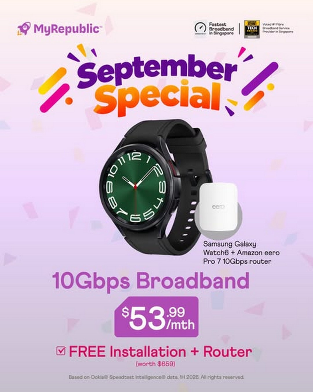 MyRepublic-Singapore-September-Specials-HyperSpeed-10Gbps-1 11 September 2026 onwards: MyRepublic Singapore: September Specials HyperSpeed 10Gbps Promotion with Eero Pro 7, Samsung Galaxy Watch6 and Insta360 X4
