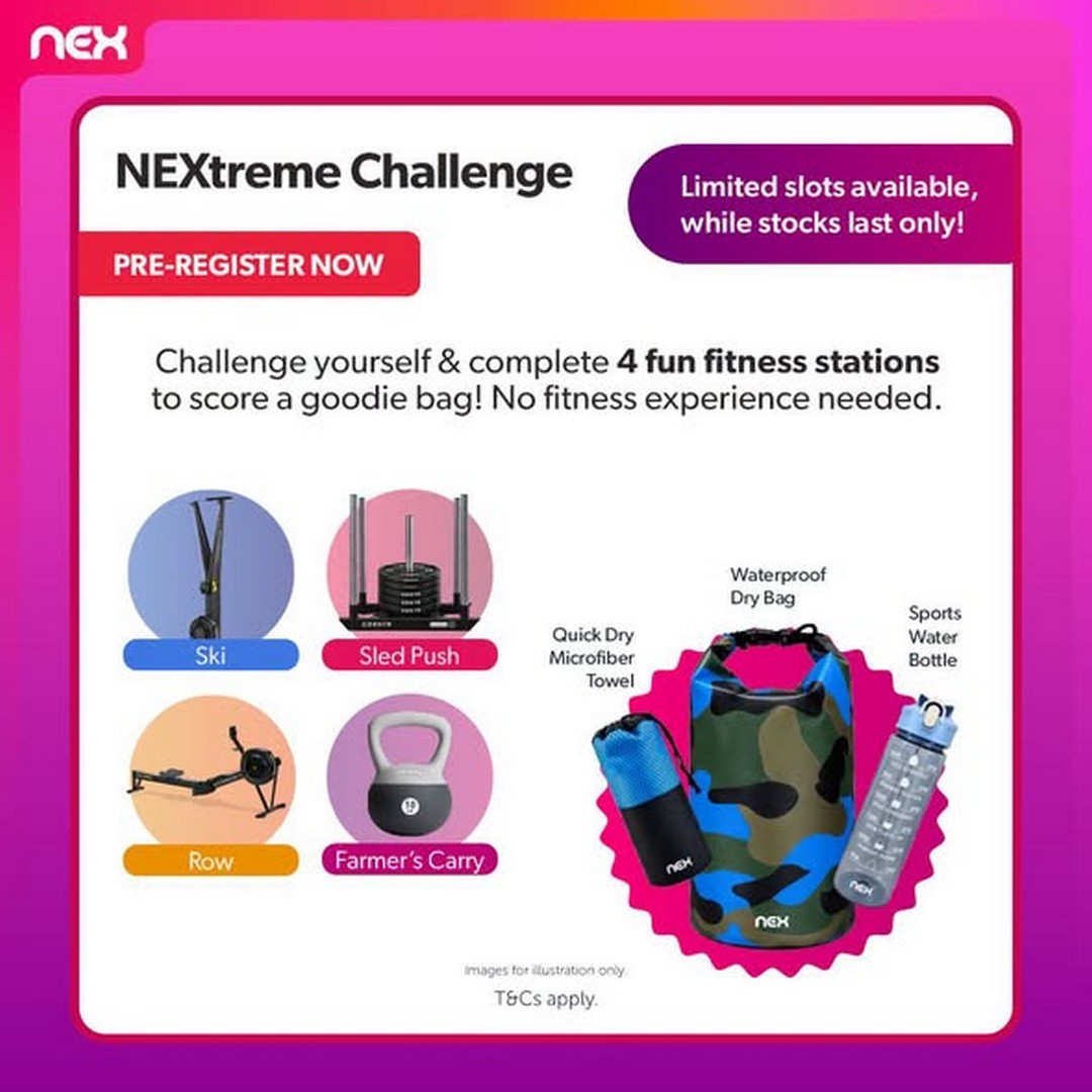 NEX-NEXtreme-Challenge-Fitness-Promotion-at-B2-Event-Plaza-Singapore-1 10-18 October 2026: NEX: NEXtreme Challenge Fitness Promotion at B2 Event Plaza, Singapore