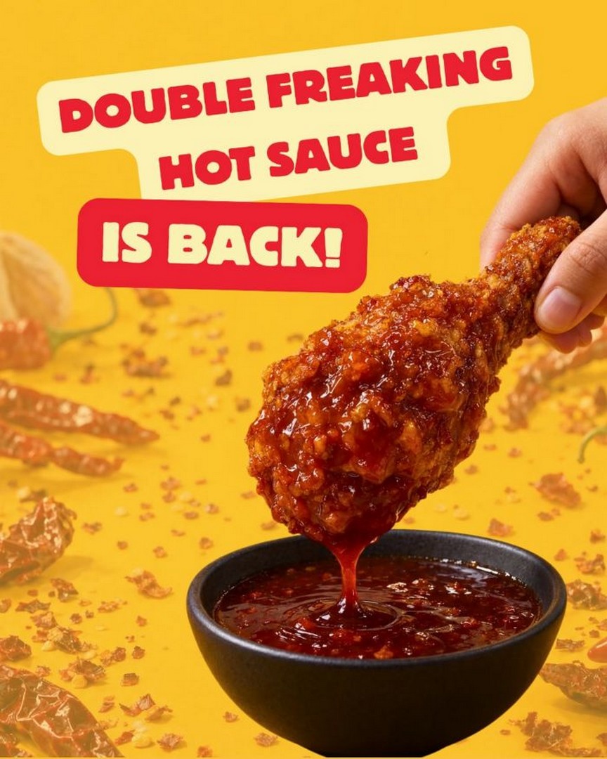 NeNe-Chicken-Singapore-Double-Freaking-Hot-Sauce-Restock-Promotion 17 September 2026 onwards: NeNe Chicken Singapore Double Freaking Hot Sauce Restock Promotion, Fiery Fried Chicken Is Back at Participating Outlets
