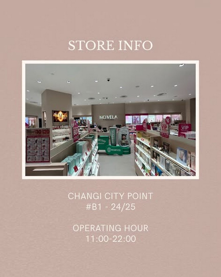 Novela-Singapore-Beauty-Promotion-at-Changi-City-Point-3 3-16 September 2026: Novela Singapore: Beauty Promotion at Changi City Point with Exclusive Beauty Bag Worth $160 and Mooncake Gift Set