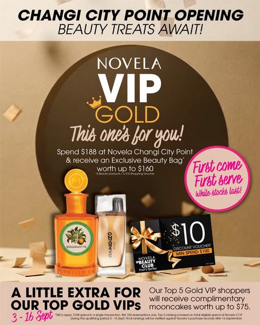 Novela-Singapore-Opening-Promotion-at-Changi-City-Point 3-16 September 2026: Novela Singapore: Opening Promotion at Changi City Point with Exclusive Beauty Bag Worth Up to $160