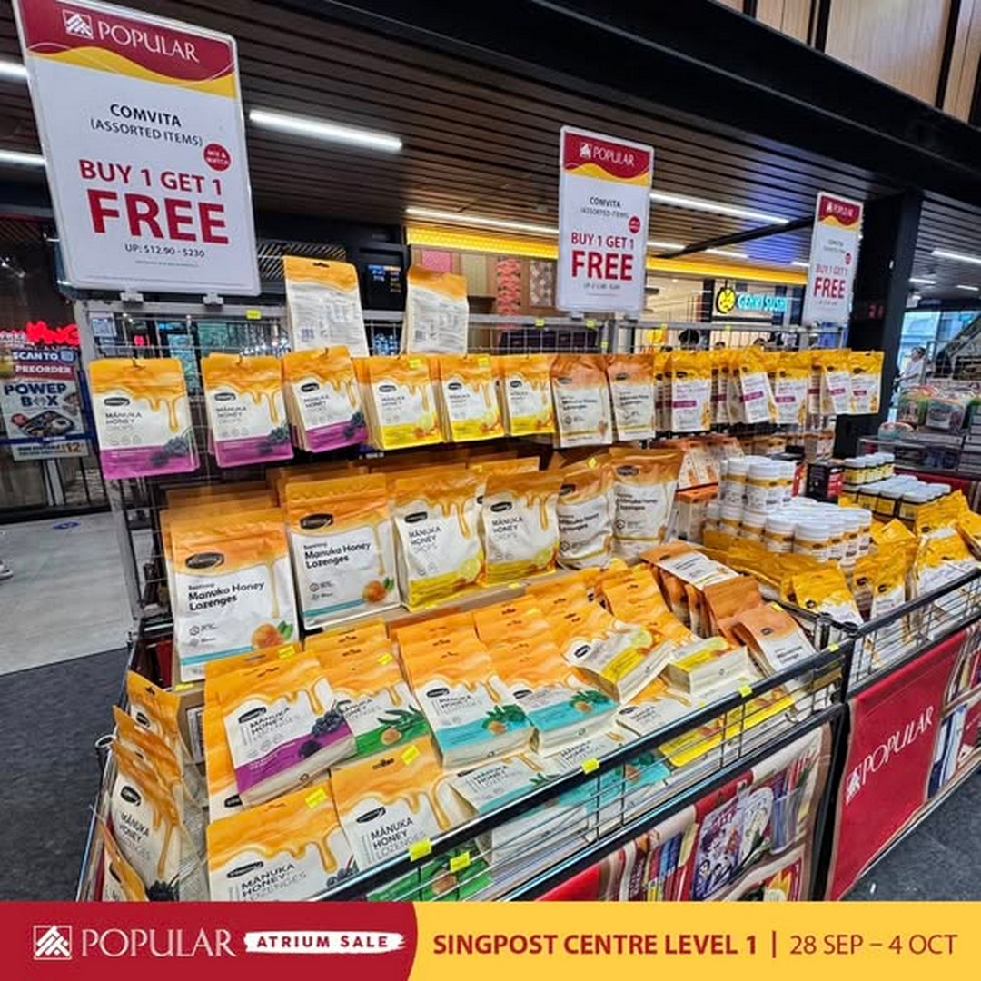 Popular-Bookstore-Atrium-Sale-Promotion-Up-to-70-Off-1 30 September-4 October 2026: Popular Bookstore: Atrium Sale Promotion Up to 70% Off Books, Stationery and More at SingPost Centre Level 1