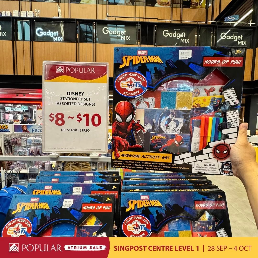 Popular-Bookstore-Atrium-Sale-Promotion-Up-to-70-Off-10 30 September-4 October 2026: Popular Bookstore: Atrium Sale Promotion Up to 70% Off Books, Stationery and More at SingPost Centre Level 1