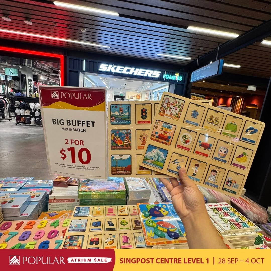 Popular-Bookstore-Atrium-Sale-Promotion-Up-to-70-Off-13 30 September-4 October 2026: Popular Bookstore: Atrium Sale Promotion Up to 70% Off Books, Stationery and More at SingPost Centre Level 1