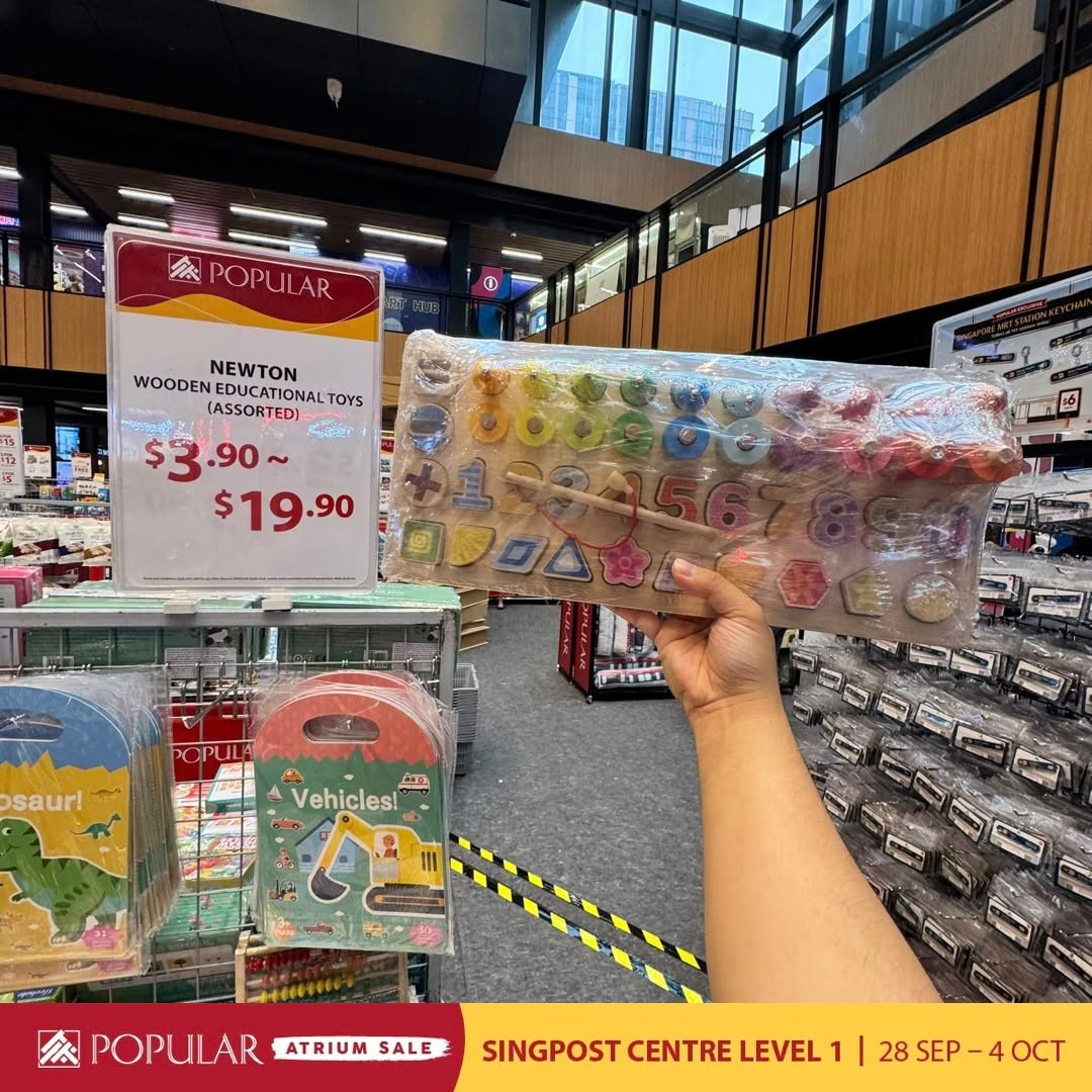 Popular-Bookstore-Atrium-Sale-Promotion-Up-to-70-Off-15 30 September-4 October 2026: Popular Bookstore: Atrium Sale Promotion Up to 70% Off Books, Stationery and More at SingPost Centre Level 1