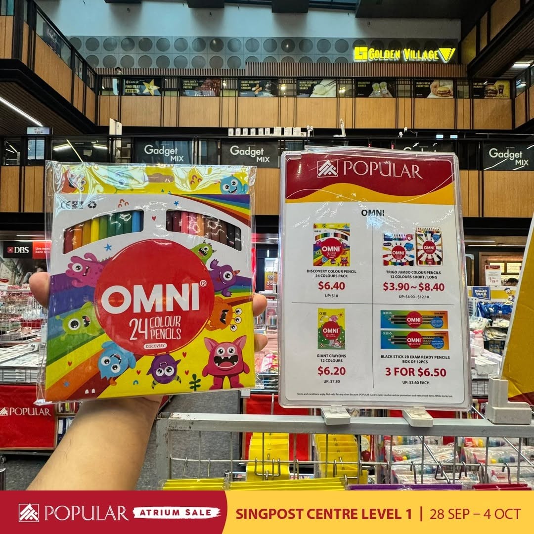 Popular-Bookstore-Atrium-Sale-Promotion-Up-to-70-Off-18 30 September-4 October 2026: Popular Bookstore: Atrium Sale Promotion Up to 70% Off Books, Stationery and More at SingPost Centre Level 1