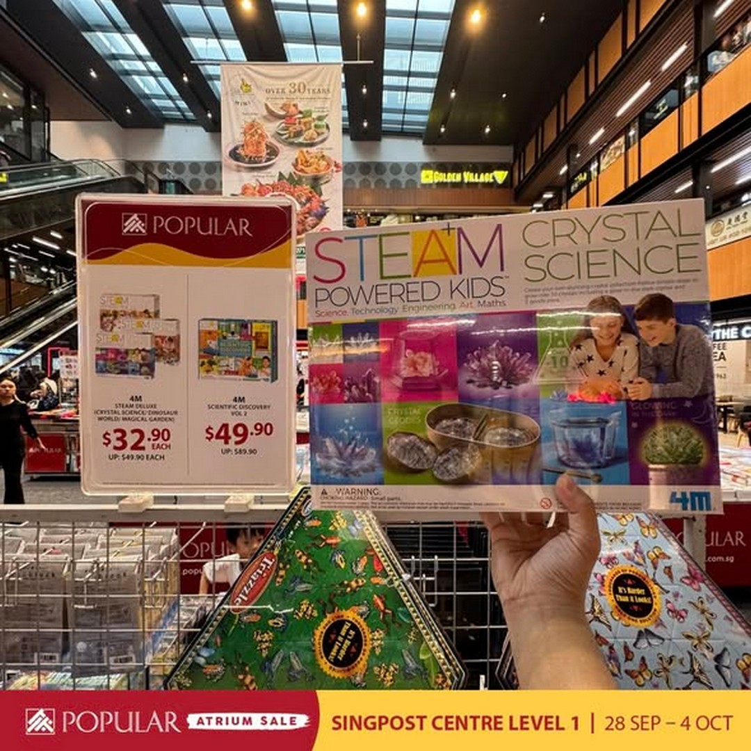 Popular-Bookstore-Atrium-Sale-Promotion-Up-to-70-Off-3 30 September-4 October 2026: Popular Bookstore: Atrium Sale Promotion Up to 70% Off Books, Stationery and More at SingPost Centre Level 1