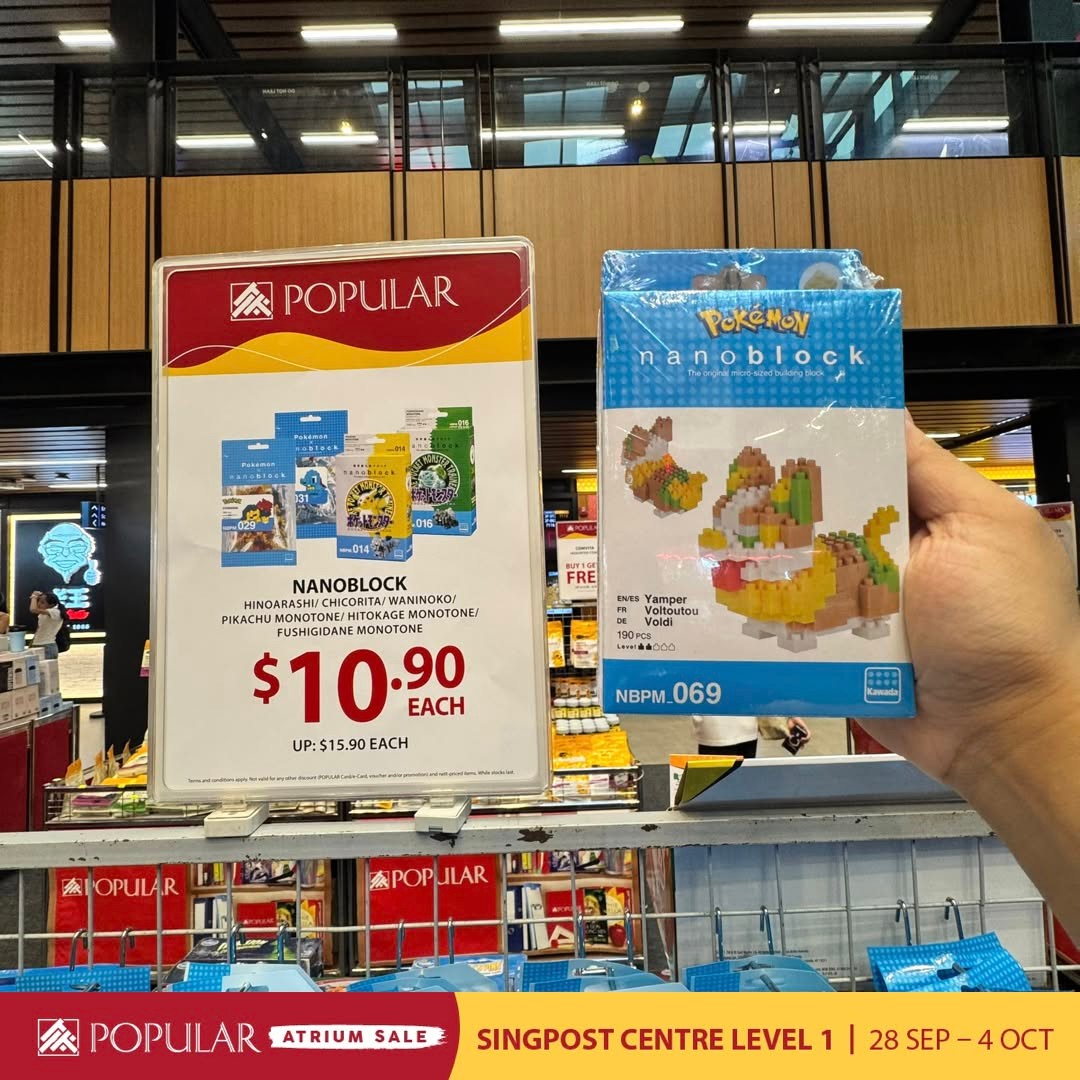Popular-Bookstore-Atrium-Sale-Promotion-Up-to-70-Off-5 30 September-4 October 2026: Popular Bookstore: Atrium Sale Promotion Up to 70% Off Books, Stationery and More at SingPost Centre Level 1