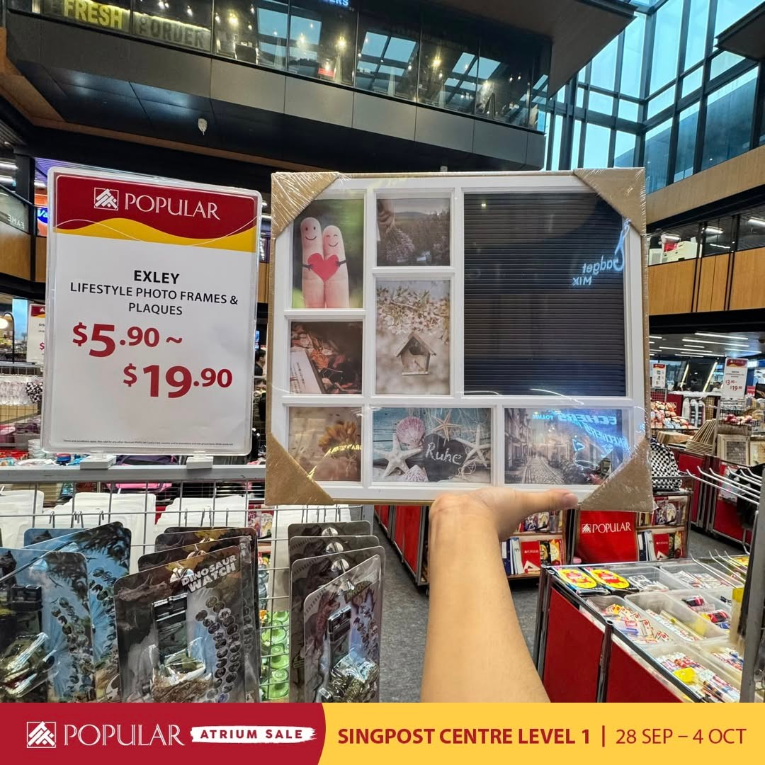 Popular-Bookstore-Atrium-Sale-Promotion-Up-to-70-Off-9 30 September-4 October 2026: Popular Bookstore: Atrium Sale Promotion Up to 70% Off Books, Stationery and More at SingPost Centre Level 1