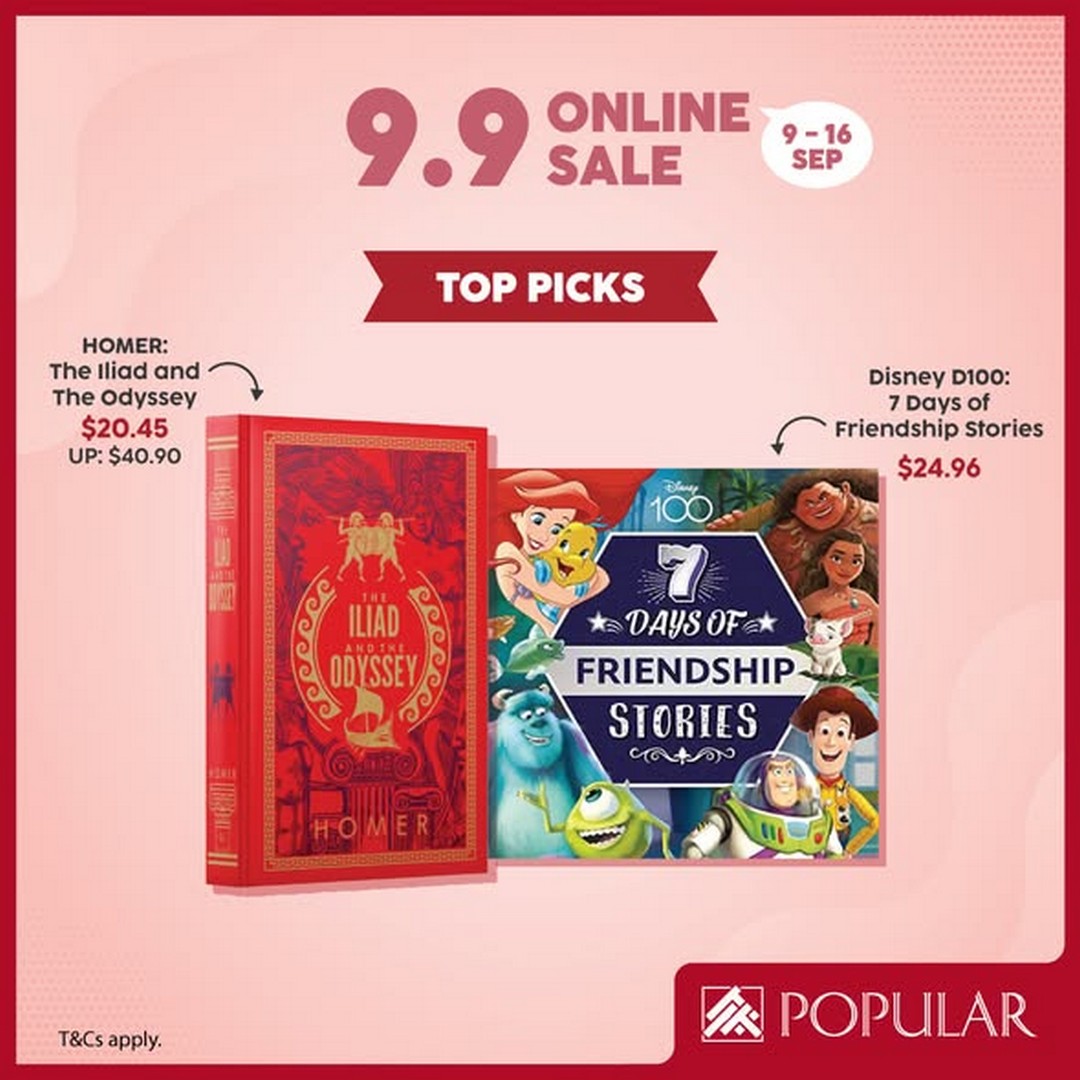Popular-Bookstore-Singapore-9.9-Online-Sale-2 9–16 September 2026: Popular Bookstore Singapore: 9.9 Online Sale with Extra $9 and $19 Savings on Books, Tech, Stationery and Office Essentials