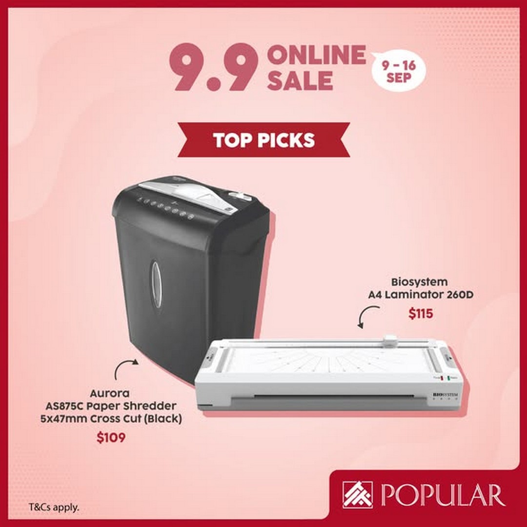 Popular-Bookstore-Singapore-9.9-Online-Sale-4 9–16 September 2026: Popular Bookstore Singapore: 9.9 Online Sale with Extra $9 and $19 Savings on Books, Tech, Stationery and Office Essentials