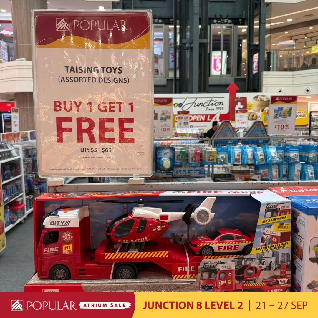 Popular-Bookstore-Singapore-Popular-Atrium-Sale-Promotion-10 23-27 September 2026: Popular Bookstore Singapore: Popular Atrium Sale Promotion with Up to 70% Off