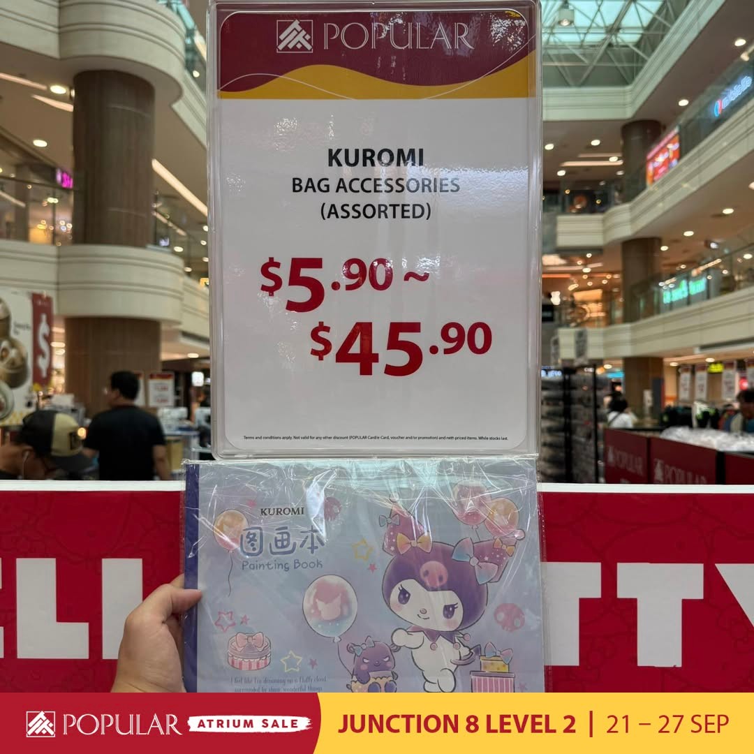 Popular-Bookstore-Singapore-Popular-Atrium-Sale-Promotion-12 23-27 September 2026: Popular Bookstore Singapore: Popular Atrium Sale Promotion with Up to 70% Off
