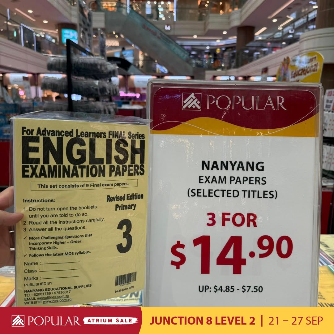 Popular-Bookstore-Singapore-Popular-Atrium-Sale-Promotion-4 23-27 September 2026: Popular Bookstore Singapore: Popular Atrium Sale Promotion with Up to 70% Off