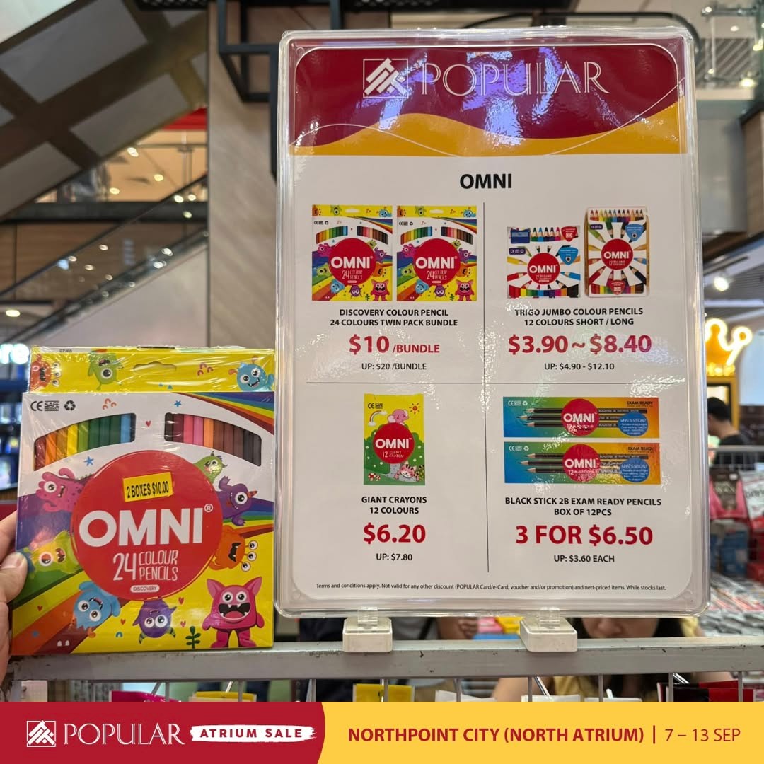 Popular-Bookstore-Singapore-Popular-Atrium-Sale-with-Up-to-70-Off-14-1 Now till 13 September 2026: Popular Bookstore Singapore: Popular Atrium Sale with Up to 70% Off Books, Stationery and More at Northpoint City