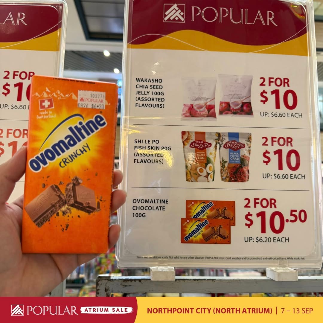 Popular-Bookstore-Singapore-Popular-Atrium-Sale-with-Up-to-70-Off-15-1 Now till 13 September 2026: Popular Bookstore Singapore: Popular Atrium Sale with Up to 70% Off Books, Stationery and More at Northpoint City