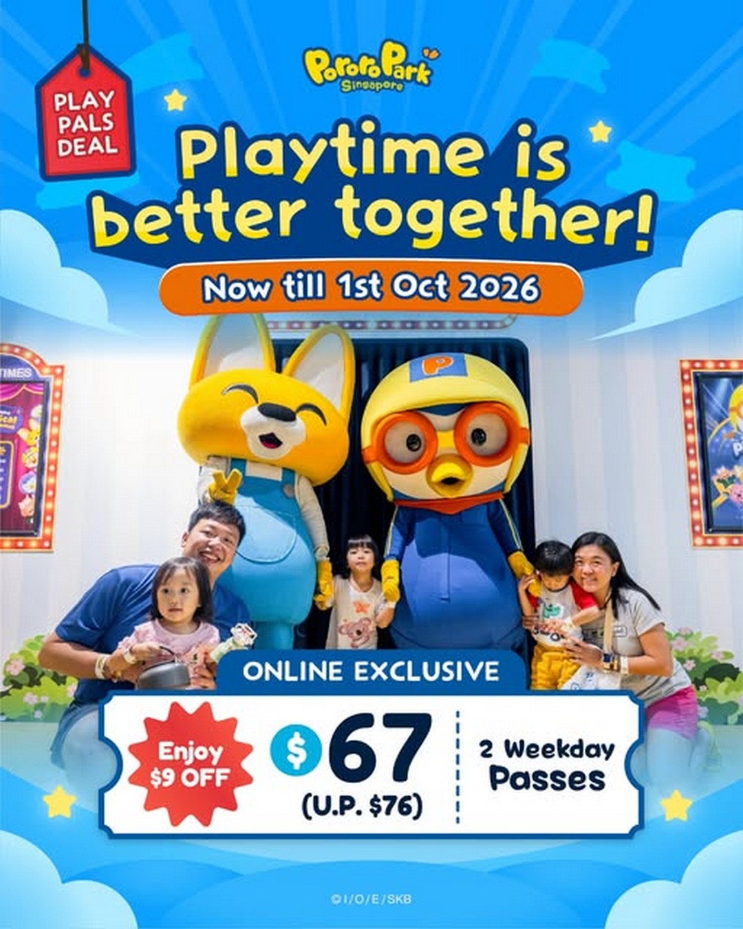 Pororo-Park-Singapore-Online-Exclusive-Playdate-Promotion Now till 1 October 2026: Pororo Park Singapore: Online Exclusive Playdate Promotion and Family Fun Deal