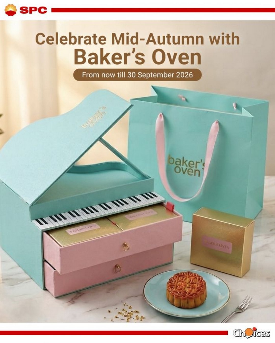 SPC-Bakers-Oven-Mooncake-Promotion Now till 30 September 2026: SPC Baker's Oven: Mooncake Promotion – Any 2 Boxes for $129.90 with Musical Bluetooth-Enabled Gift Box