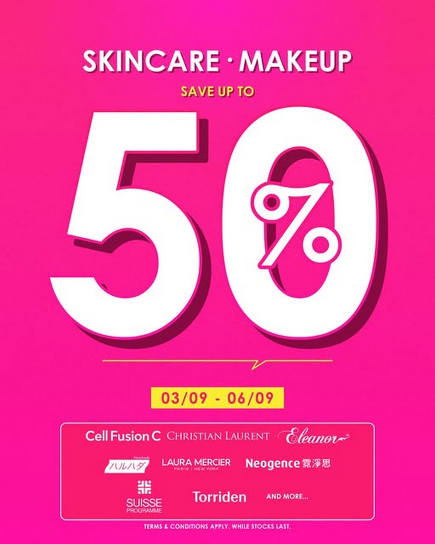 SaSa-Singapore-Weekend-Beauty-Steals-Promotion 3-6 September 2026: SaSa Singapore: Weekend Beauty Steals Promotion with Skincare, Makeup and Beauty Favourites