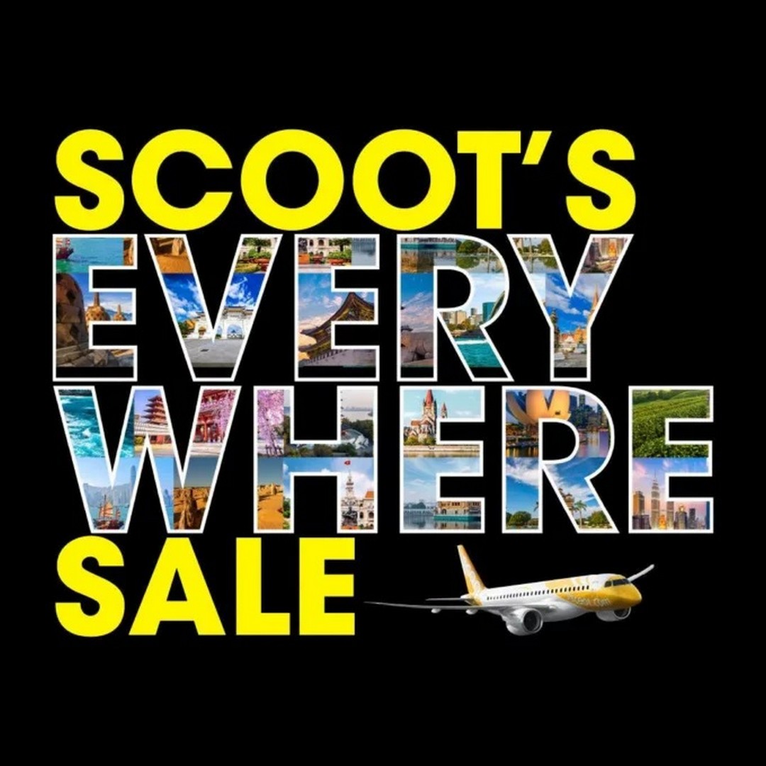Scoot-Everywhere-Sale-Promotion 15–20 September 2026: Scoot: Everywhere Sale Promotion – Fly From Singapore to Taipei From S$130, Seoul From S$169, Tokyo From S$225 & Europe From S$315