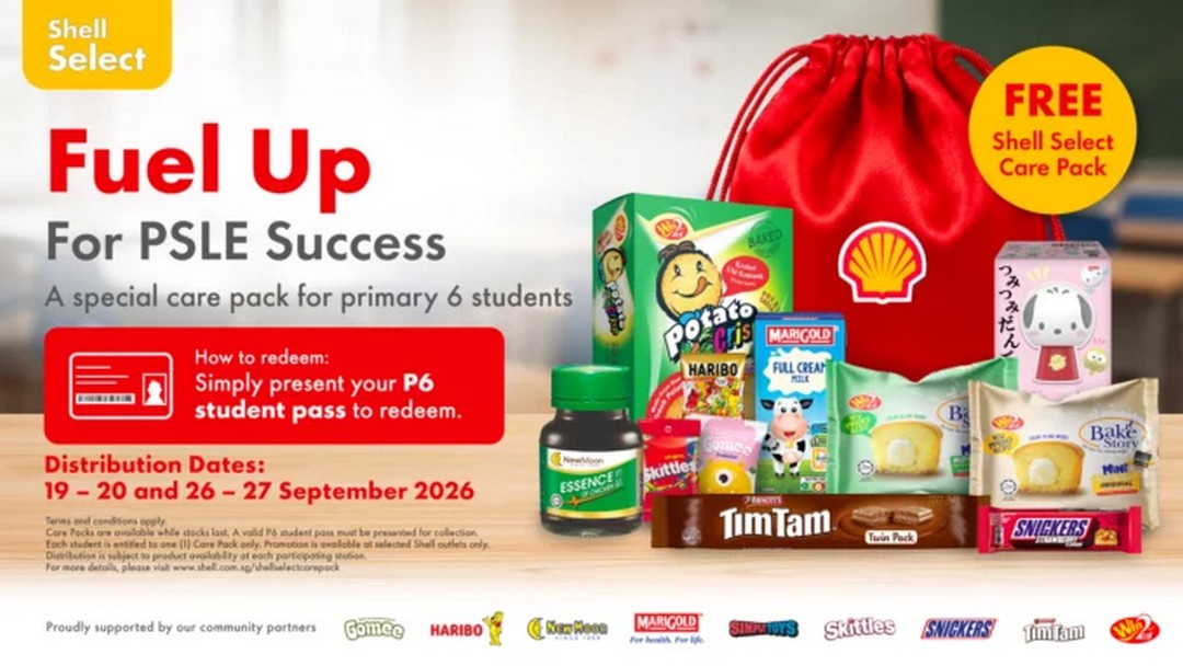Shell-Singapore-Free-Care-Pack-Giveaway-for-Primary-6-Students 19-27 September 2026: Shell Singapore: Free Care Pack Giveaway for Primary 6 Students Ahead of PSLE