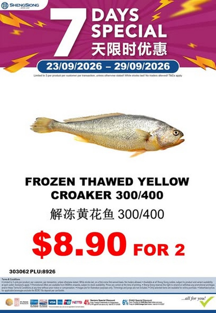 Sheng-Siong-Supermarket-Seafood-Promotion-with-Fresh-Seafood 23-29 September 2026: Sheng Siong Supermarket: Seafood Promotion with Fresh Seafood Specials While Stocks Last