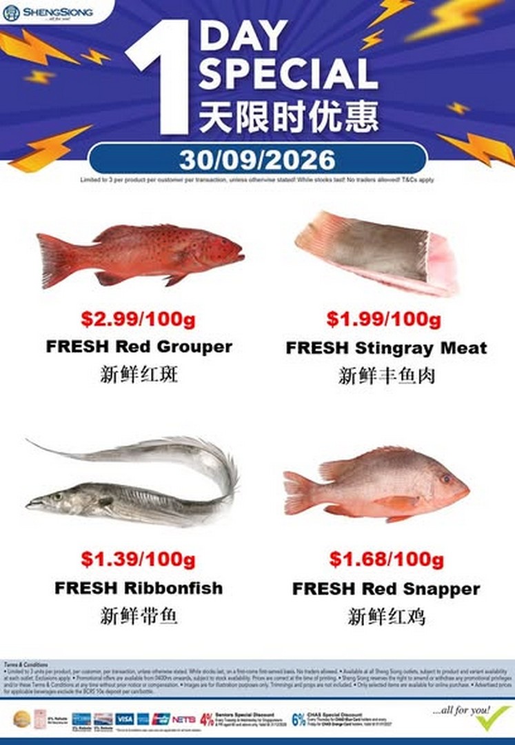 Sheng-Siong-Supermarket-Seafood-Specials-Promotion-for-Fresh-3 30 September-6 October 2026: Sheng Siong Supermarket: Seafood Specials Promotion for Fresh Seafood Deals While Stocks Last