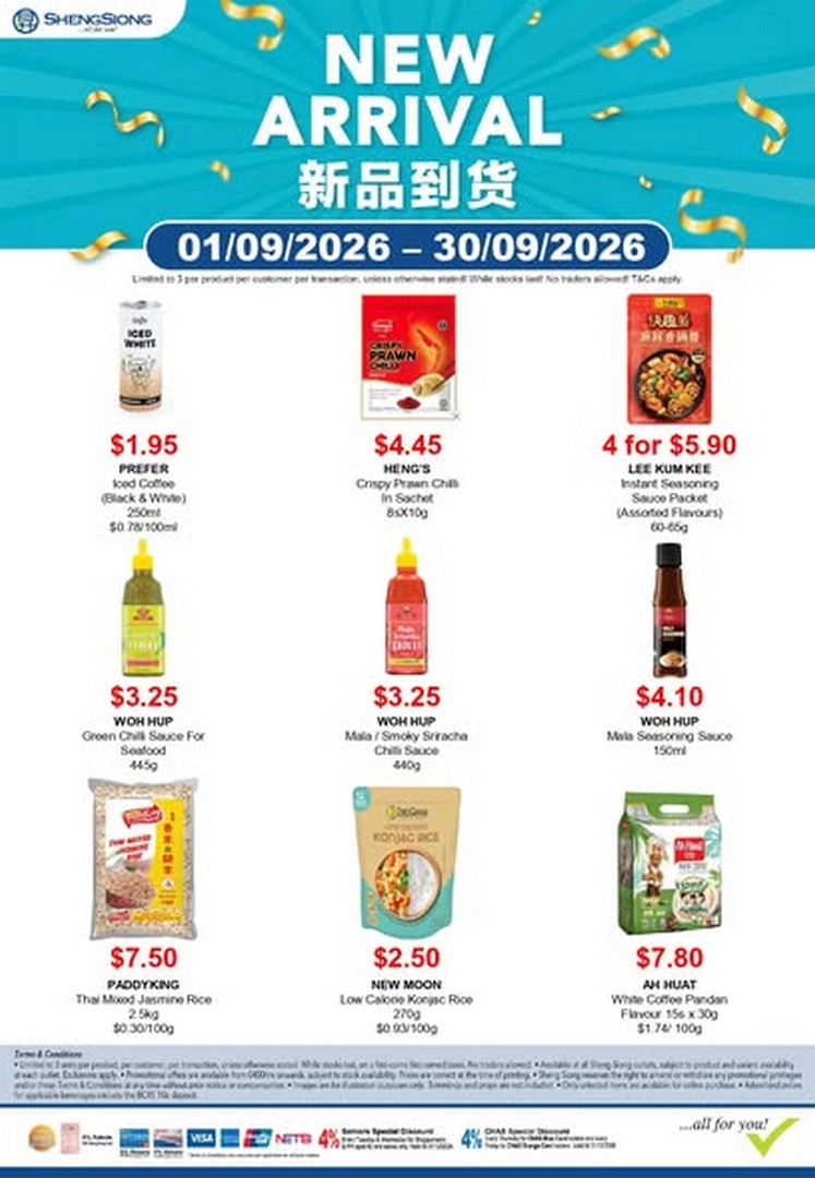 Sheng-Siong-Supermarket-September-New-Arrivals-Promotion 1-30 September 2026: Sheng Siong Supermarket: September New Arrivals Promotion with Fresh Finds and Exciting New Flavours