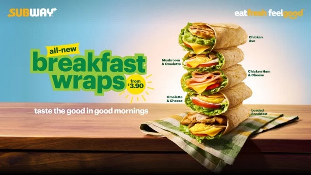 Subway-Singapore-New-Breakfast-Wraps-Promotion 4 September 2026 onwards: Subway Singapore: New Breakfast Wraps Promotion From $3.90 With Chicken, Egg & More, Available Until 11am Daily