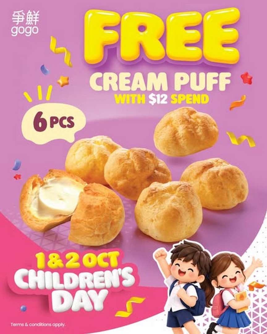 Sushi-Express-Group-Childrens-Day-Promotion-2 1-2 October 2026: Sushi Express Group: Children’s Day Promotion with Free Häagen-Dazs, Fizz Drink or Cream Puffs, Limited-Time Treats Across Singapore