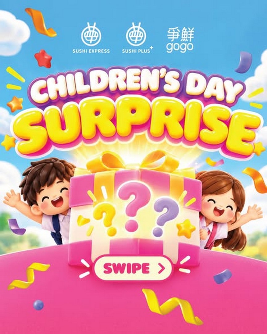 Sushi-Express-Group-Childrens-Day-Promotion 1-2 October 2026: Sushi Express Group: Children’s Day Promotion with Free Häagen-Dazs, Fizz Drink or Cream Puffs, Limited-Time Treats Across Singapore