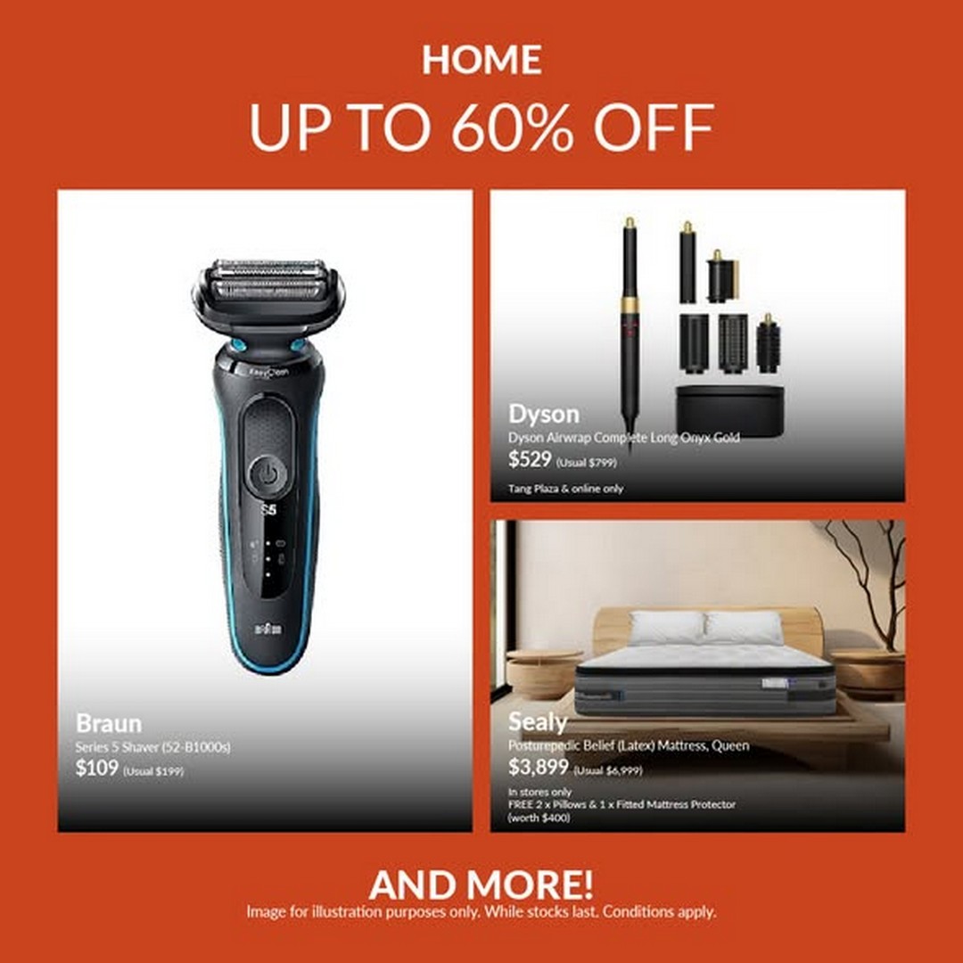 TANGS-Sale-Promotion-with-Up-to-60-Off-Home-Fashion-3 29 September-4 October 2026: TANGS: Sale Promotion with Up to 60% Off Home & Fashion, Beauty Savings and 12% Off Food & Wellness