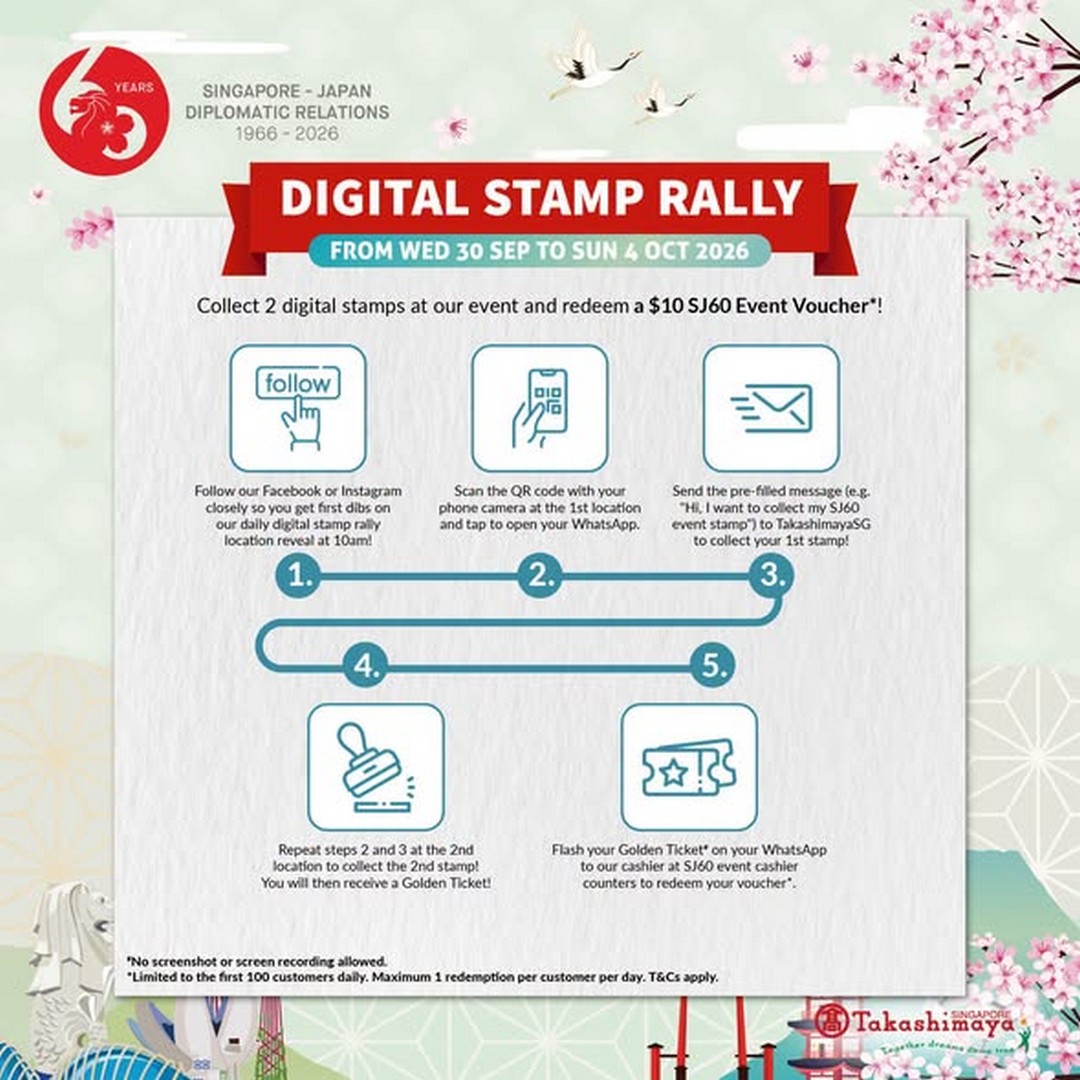 Takashimaya-Department-Store-Singapore-Japan-Friendship-1 29 September-11 October 2026: Takashimaya Department Store: Singapore-Japan Friendship 60th Anniversary Promotion with Free Ice Cream, $10 Voucher, Football Meet & Greet and Live Performances at Takashimaya Square