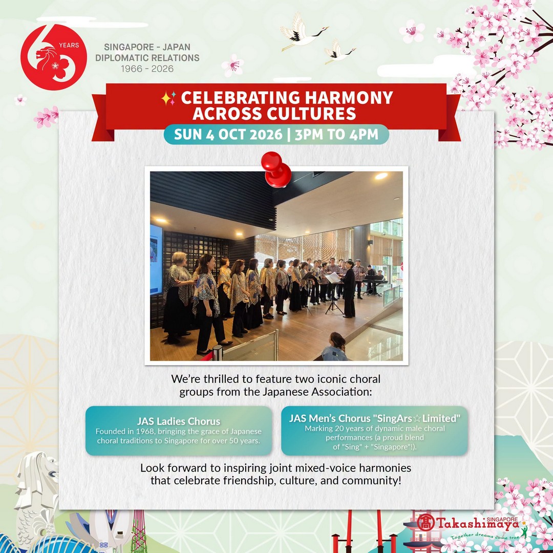 Takashimaya-Department-Store-Singapore-Japan-Friendship-6 29 September-11 October 2026: Takashimaya Department Store: Singapore-Japan Friendship 60th Anniversary Promotion with Free Ice Cream, $10 Voucher, Football Meet & Greet and Live Performances at Takashimaya Square