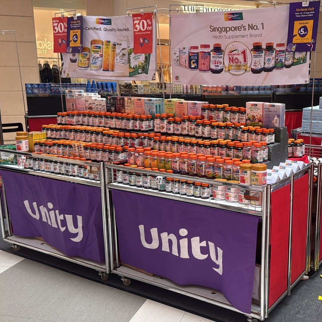 Unity-Pharmacy-Health-Wellness-Fair-Promotion-6 21-27 September 2026: Unity Pharmacy: Health & Wellness Fair Promotion at Tampines 1 with Free Health Checks, Up to 50% Off and Exclusive Gifts
