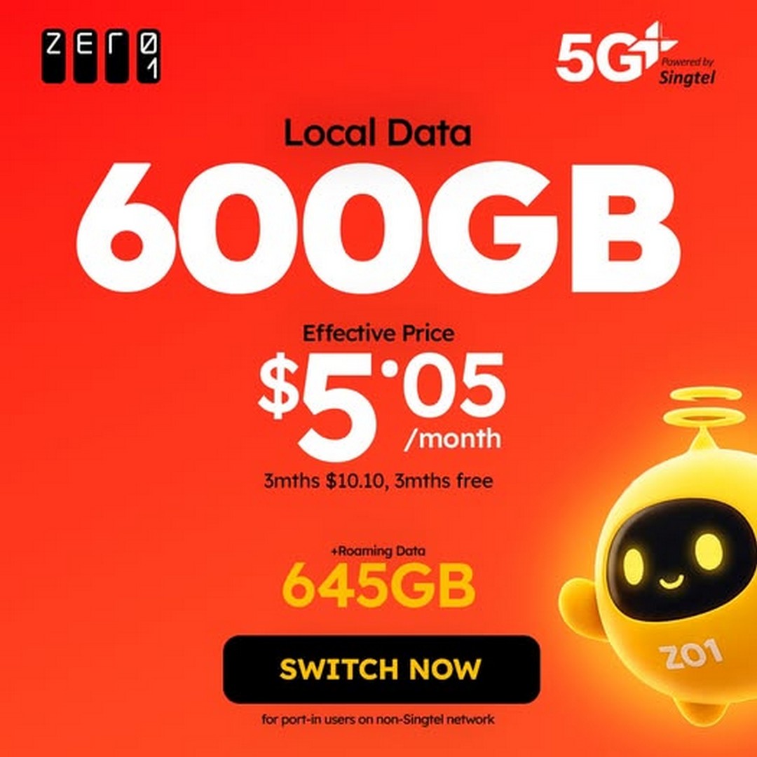 ZERO1-Pte-Ltd-Streamo-Bold-Mobile-Plan-Promotion 23 September 2026 onwards: ZERO1 Pte Ltd: Streamo Bold Mobile Plan Promotion with 600GB Local Data, Roaming Data and 6-Month Introductory Savings