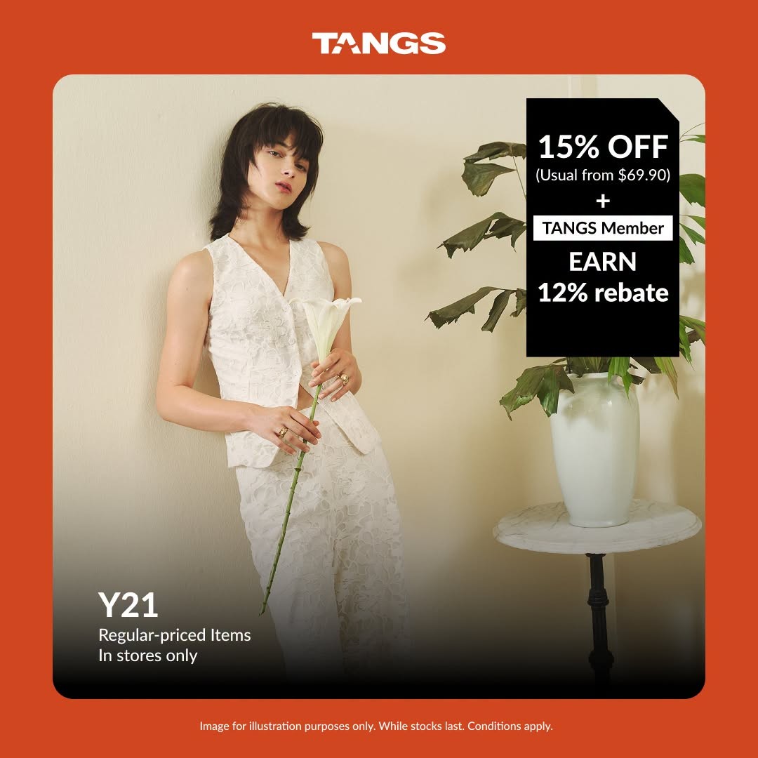 v-6 25-27 September 2026: TANGS: 94th Anniversary Sale with Up to 60% Off Fashion Favourites and 12% Member Rebate at TANGS Stores and TANGS.com