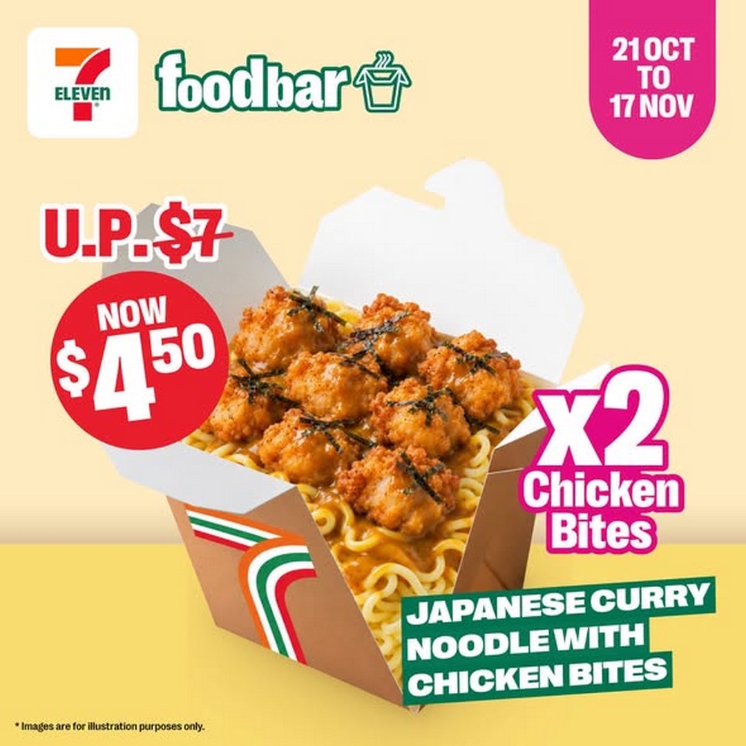 7-Eleven-Singapore-Double-Chicken-Bites-Promotion 22 October 2026 onwards: 7-Eleven Singapore Double Chicken Bites Promotion – Get Double the Chicken Bites for Just $4.50 Instead of $7 at FoodBar
