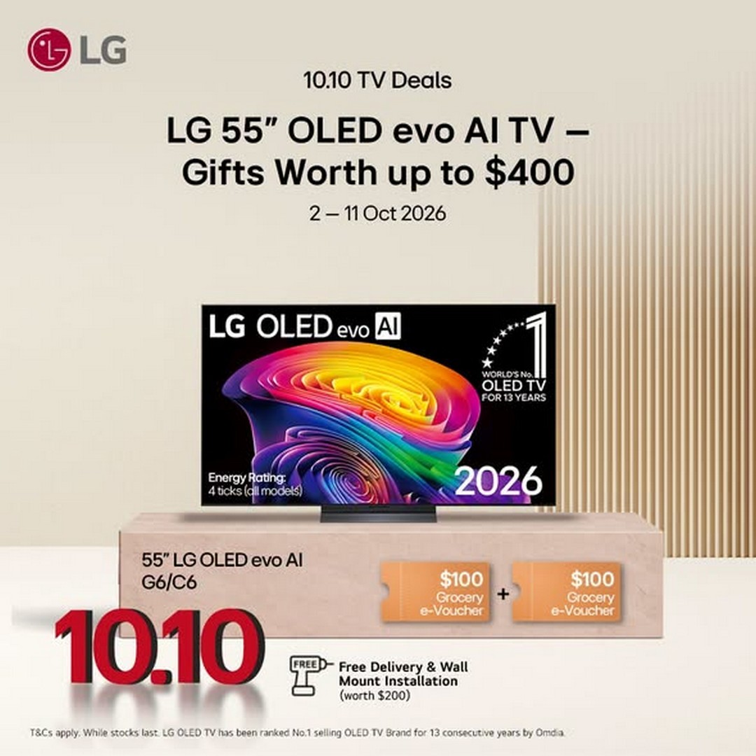 Audio-House-Singapore-LG-10.10-TV-Sale-Promotion-4 2-11 October 2026: Audio House Singapore: LG 10.10 TV Sale Promotion with Up to $1,000 Off and Free Gifts Worth Up to $800