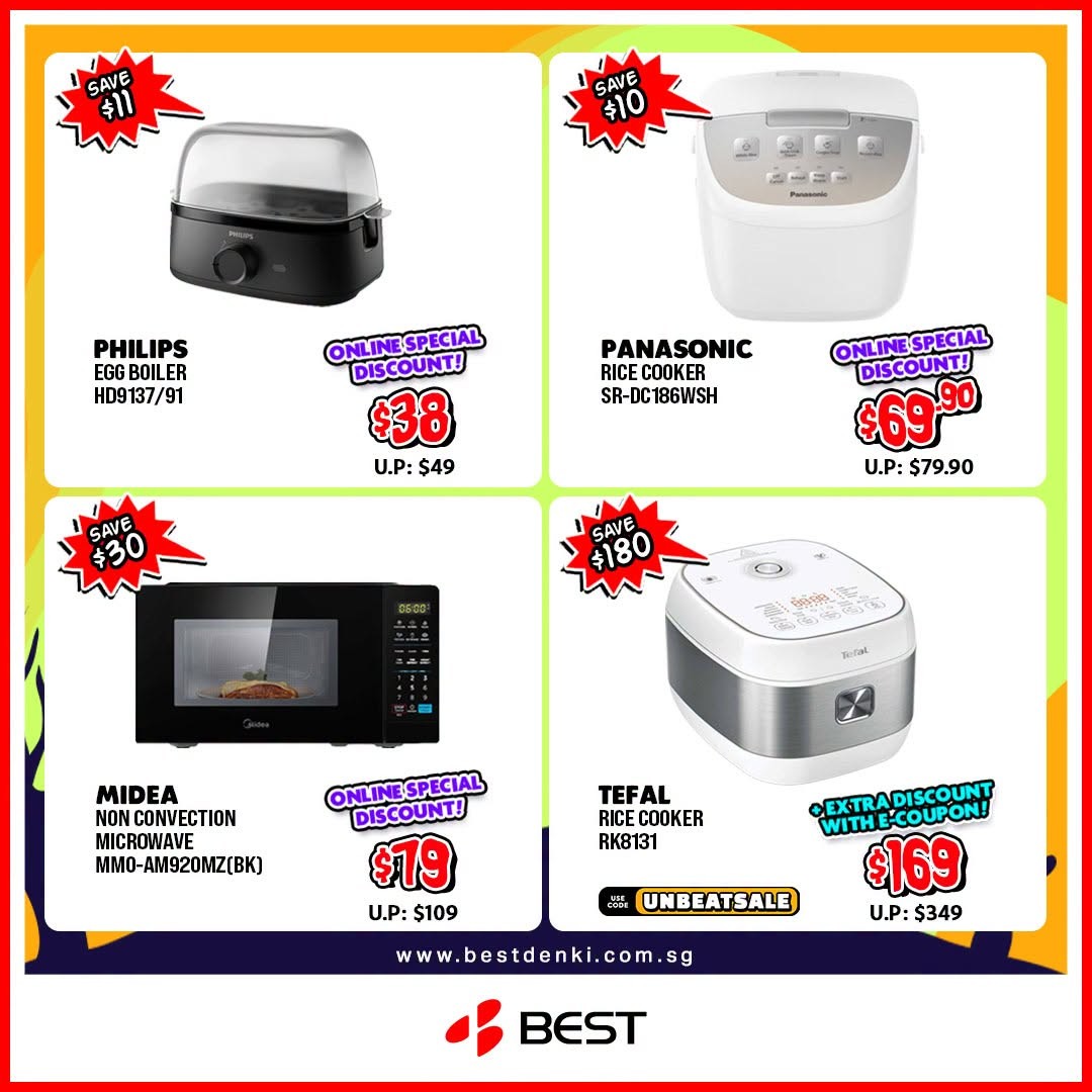 BEST-Denki-Singapore-Halloween-Online-Promotion-4 30 October 2026 onwards: BEST Denki Singapore Halloween Online Promotion – Get Up to $100 Off with UNBEATSALE Promo Code, Minimum Spend $149