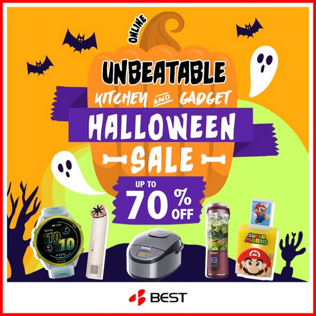 BEST-Denki-Singapore-Halloween-Online-Promotion 30 October 2026 onwards: BEST Denki Singapore Halloween Online Promotion – Get Up to $100 Off with UNBEATSALE Promo Code, Minimum Spend $149
