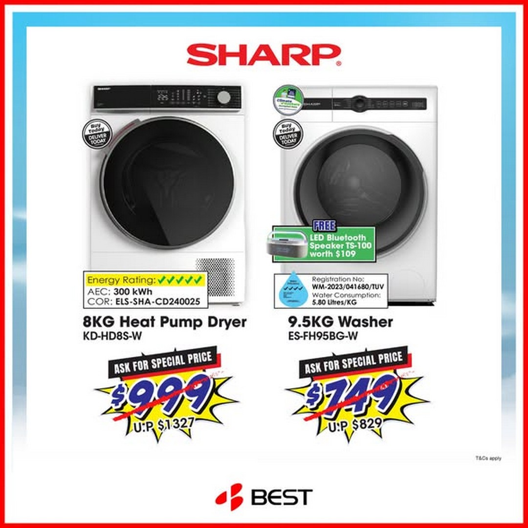 BEST-Denki-Singapore-Laundry-Dryer-Promotion-2 Now Till 31 October 2026: BEST Denki Singapore: Laundry Dryer Promotion to Keep Clothes Away from Haze and Unpredictable Weather